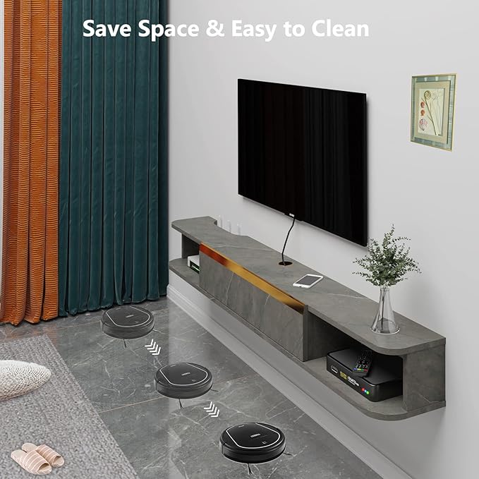 Floating TV Stand, Floating Shelves - Image 7
