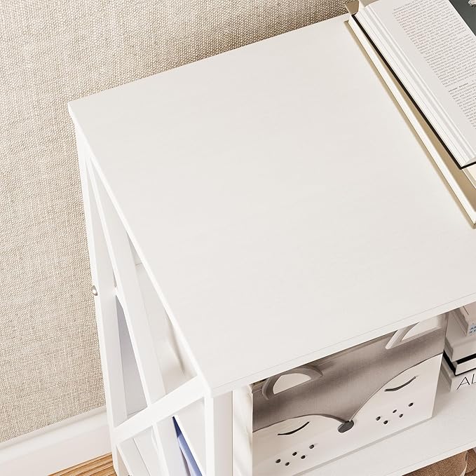 Horizontal Bookshelf, Industrial Modern 5 Cube Low Wide Cubby Bookcase - Image 7