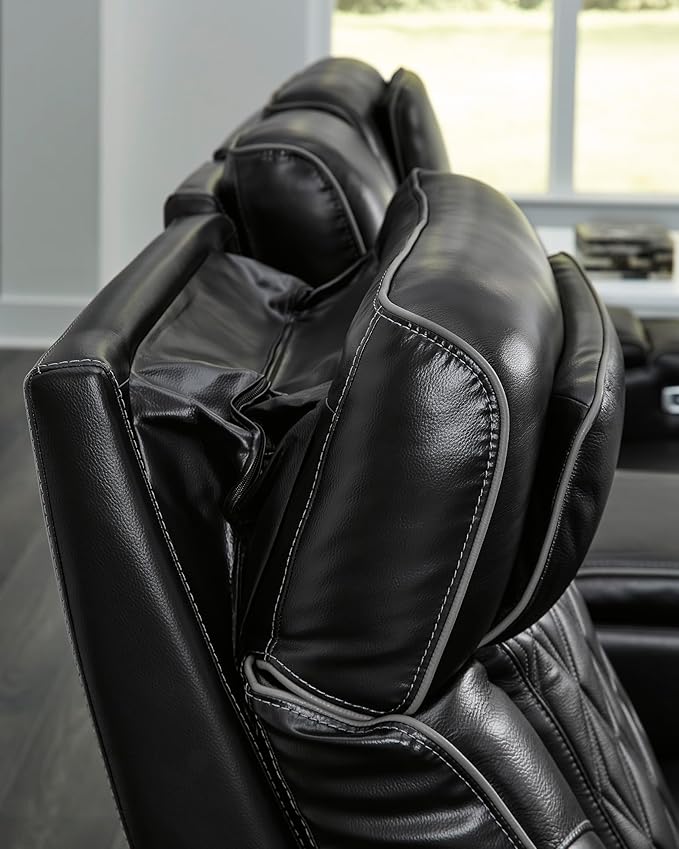 Signature Design by Ashley Boyington Contemporary Leather Match Power Reclining - Image 15