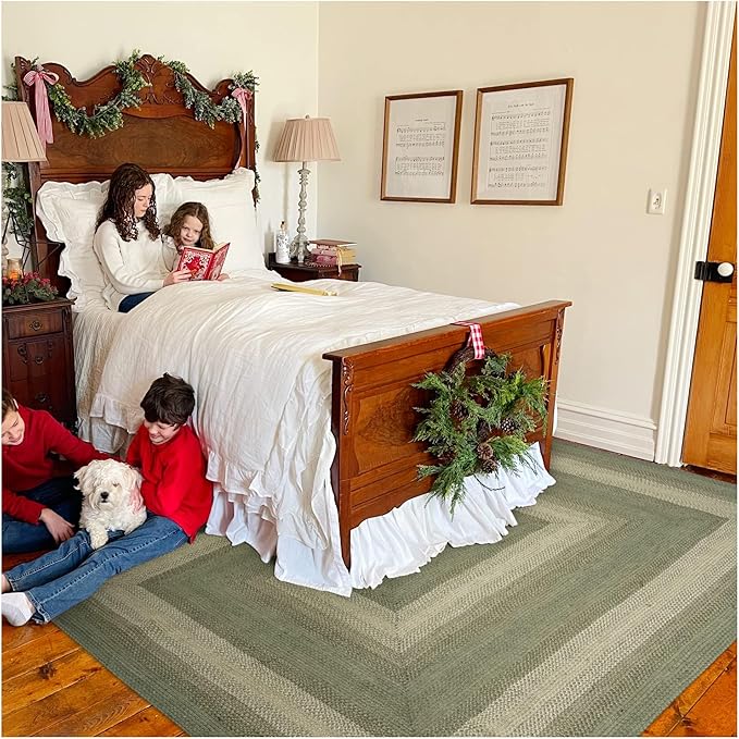 Homespice Grassland Braided Area Rug 5x8' - Image 10