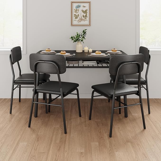 GarveeHome Dining Table Set for 4 - Image 3