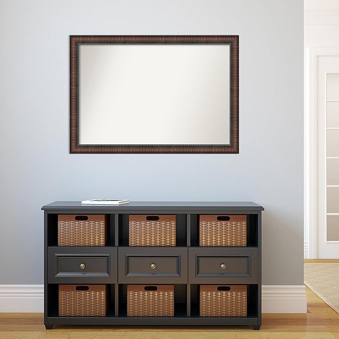 Amanti Art White Bathroom Mirror - Image 5