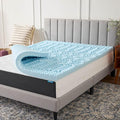 LUCID Cooling Gel, 3 Inch, 5 Comfort Zone Infusion, Plush Memory Contour by Lucid