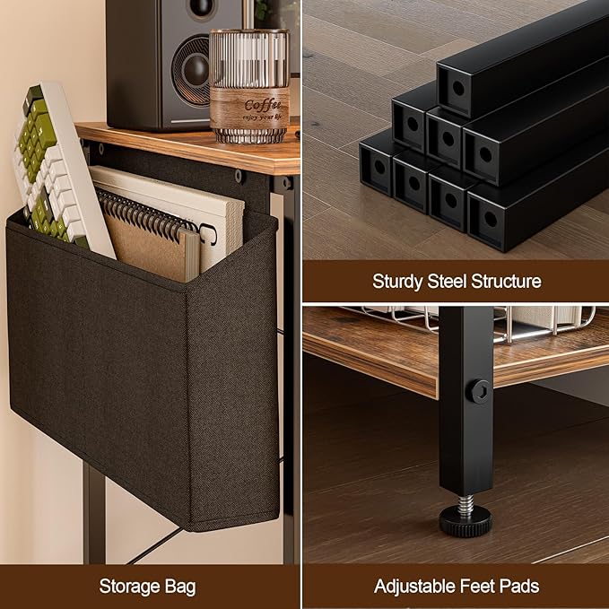 40 Inch L Shaped Computer Desk - Image 6