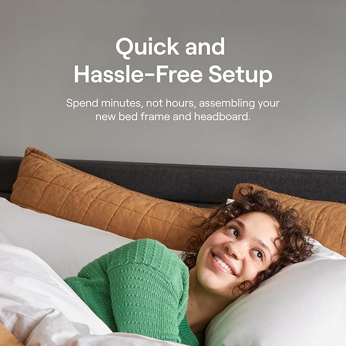 Nectar Full 12” Mattress with Bed Frame - Image 7