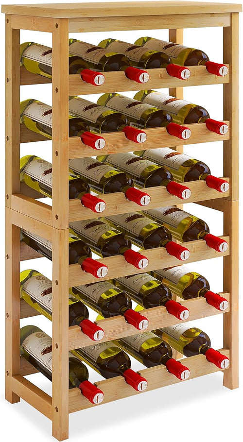 24 Bottles Floor Wine Rack by STELLSTAR