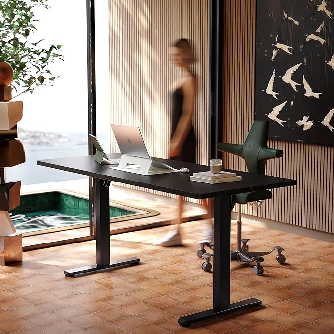 HUANUO 71 x 30 inch Electric Standing Desk Adjustable Height, 4 Memory Height by HUANUO