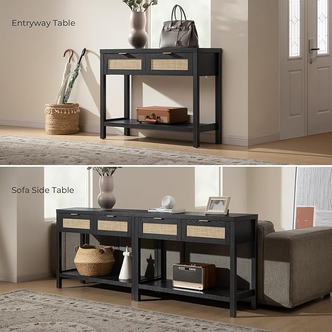 SICOTAS Black Console Table - Image 6