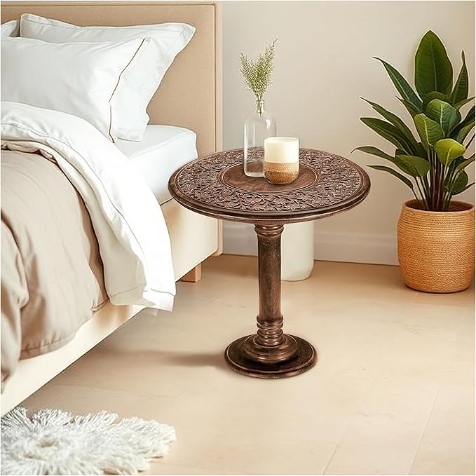 Wooden End Table for Living Room - Image 7