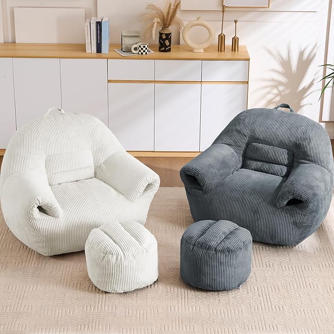 DAICO Bean Bag Chairs for Adults Beanbag Sofa - Image 7