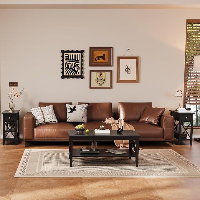 ChooChoo End Table, MDF Material Flip Top Narrow End Table - Image 9