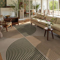 Lahome Modern Rainbow Outdoor Easy Jute Rug, Area Rugs 9x12 Living Room Patio by Lahome