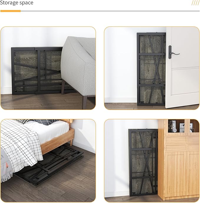 40 inch Folding Desk, Writing Gaming Computer Camping Desk, No Assembly - Image 5