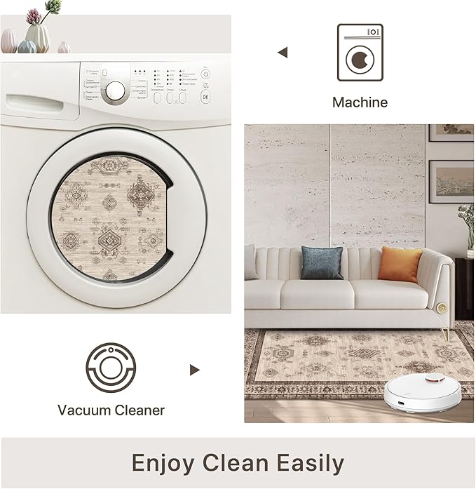 2X5 Area Rugs Machine Washable Rugs - Image 7