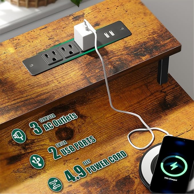 47 Inch Computer Gaming Desk - Image 4
