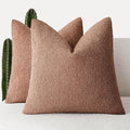 Foindtower Pack of 2, Decorative Textured Boucle Throw Pillow Covers Accent by Foindtower