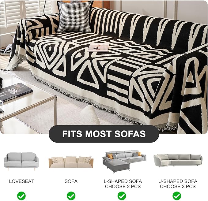 STACYPIK Durable Boho Couch Cover - Image 8