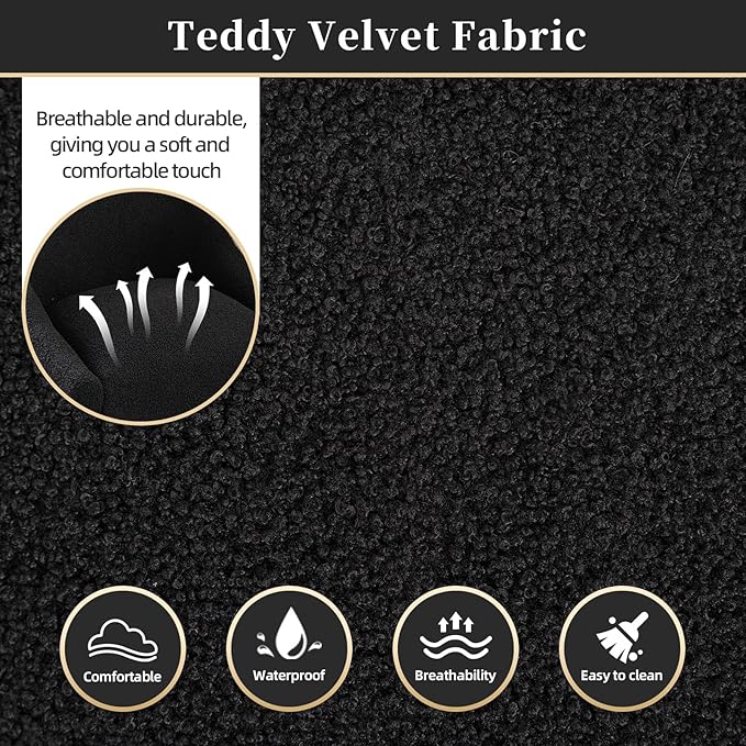 Modern Velvet Dining Chairs Set of 4, Contemporary Upholstered Furniture - Image 6