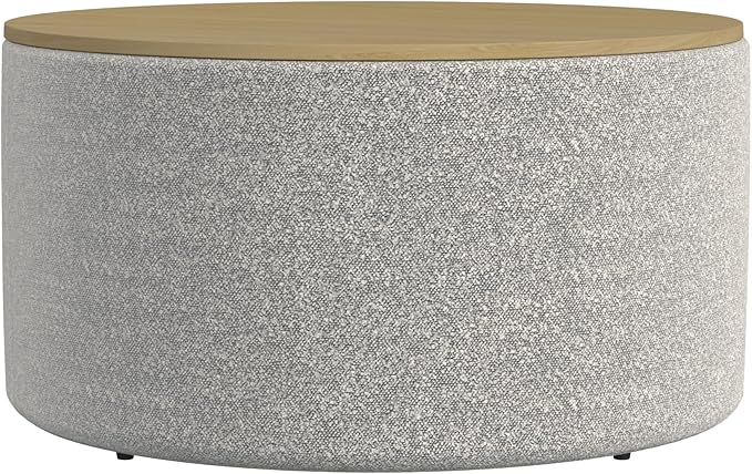 HomePop Modern Fabric Storage Ottoman by HomePop