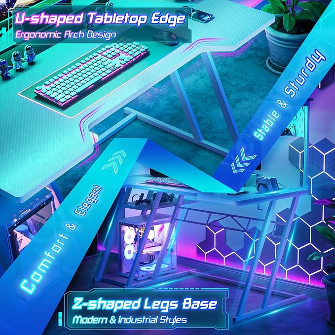 Armocity Gaming Computer Desk - Image 7