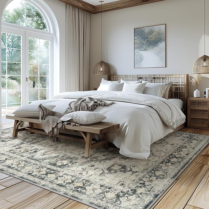 zesthome 9x12 Area Rugs, Stain Resistant Washable Rug, Ultra-Thin Rugs - Image 7