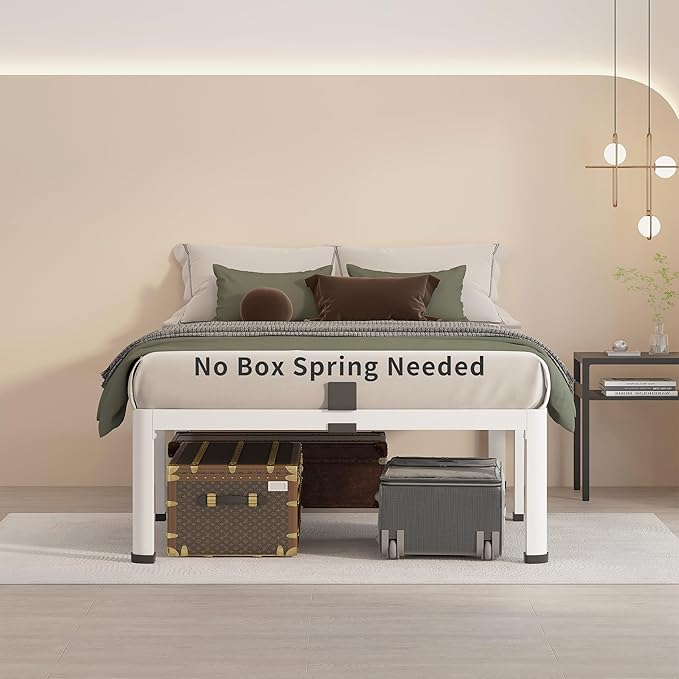 MAF 18 Inch Twin Bed Frames White - Image 6