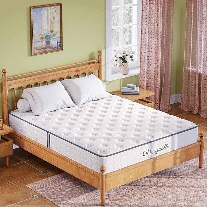 Vesgantti Queen Size Mattress, 10 Inch Innerspring Multilayer Hybrid Mattress by Vesgantti
