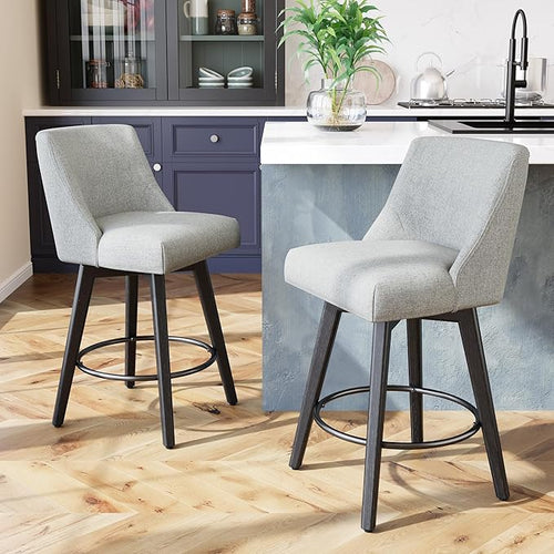 26.8 Inch Counter Height Bar Stools by AMICLIBER