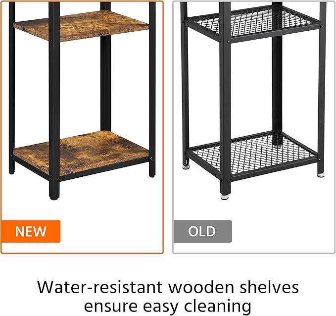 Yaheetech Tall End Table Set of 2, Small Places - Image 5