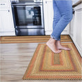 Kingston Jute Braided Rug 2x3' Multicolor – Braided Indoor Entryway Rug by Homespice