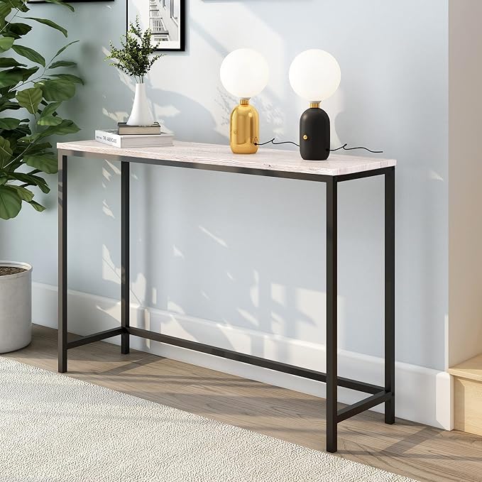 HOMERECOMMEND Sofa End Table Computer Desk Coffee Snack Console Tables - Image 9