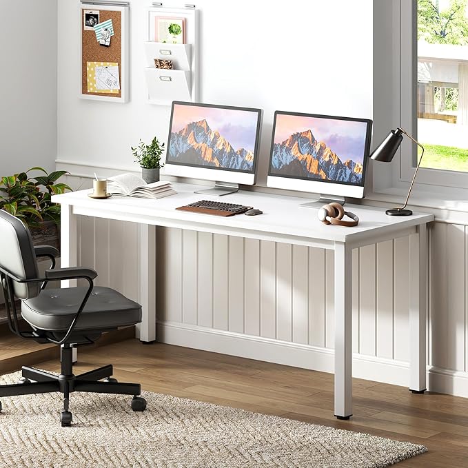 Need Office Computer Desk 54 Inches Modern Simple Heavy Duty Working Study Table - Image 2