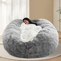BCU 7FT Big Bean Bag for Adults Kids Without Filling Oversized Bean Bag Chair by BCU