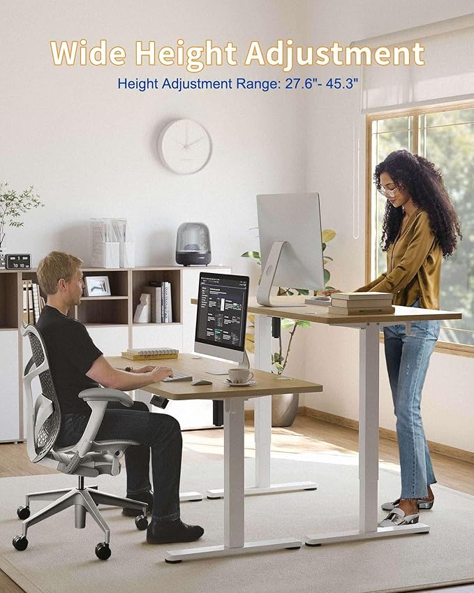 YIHAYO Electric Standing Desk, 55 x 24 Inches Stand Up Desk - Image 2