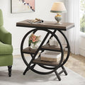 Tribesigns End Table for Living Room, 3-Tier Narrow Side Table by Tribesigns