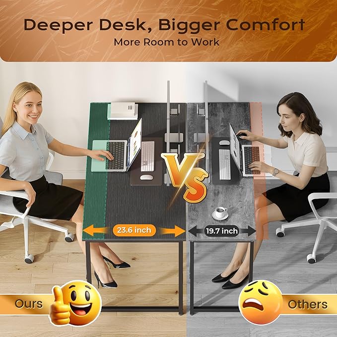 PRAISUN 40 X 24 Inch Computer Desk - Image 4