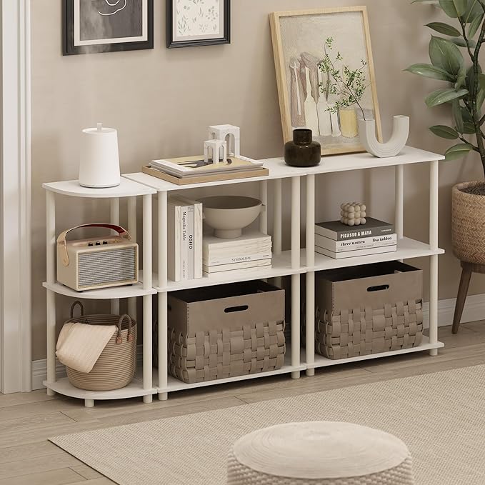 Furinno Turn-N-Tube 3-Tier Compact Multipurpose Shelf Display Rack - Image 2