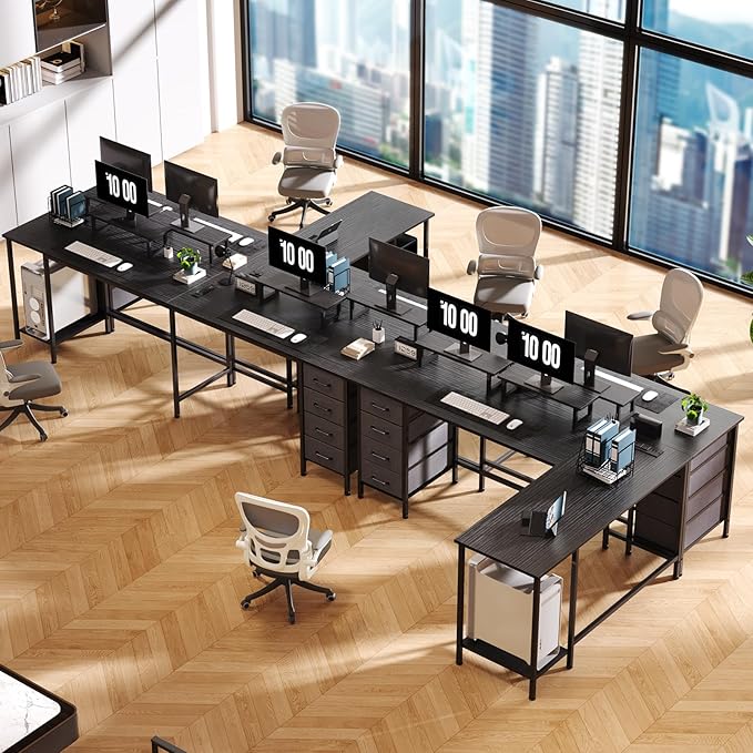 59 inch L Shaped Computer Desk - Image 2