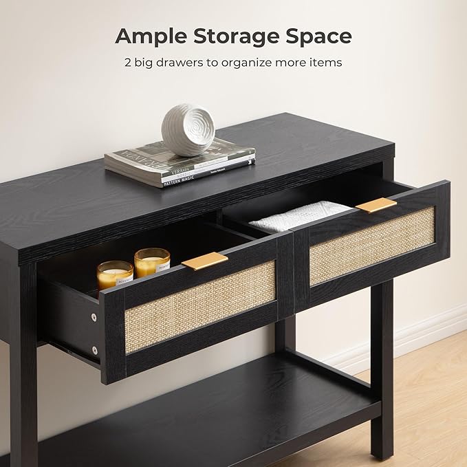 SICOTAS Black Console Table - Image 3