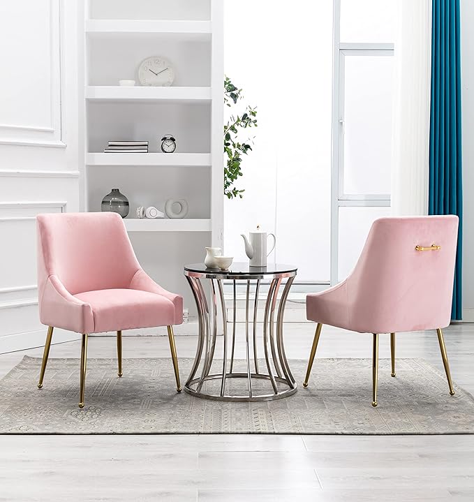 Velvet Dining Chairs, Furniture Collection Modern Contemporary Upholstered - Image 8