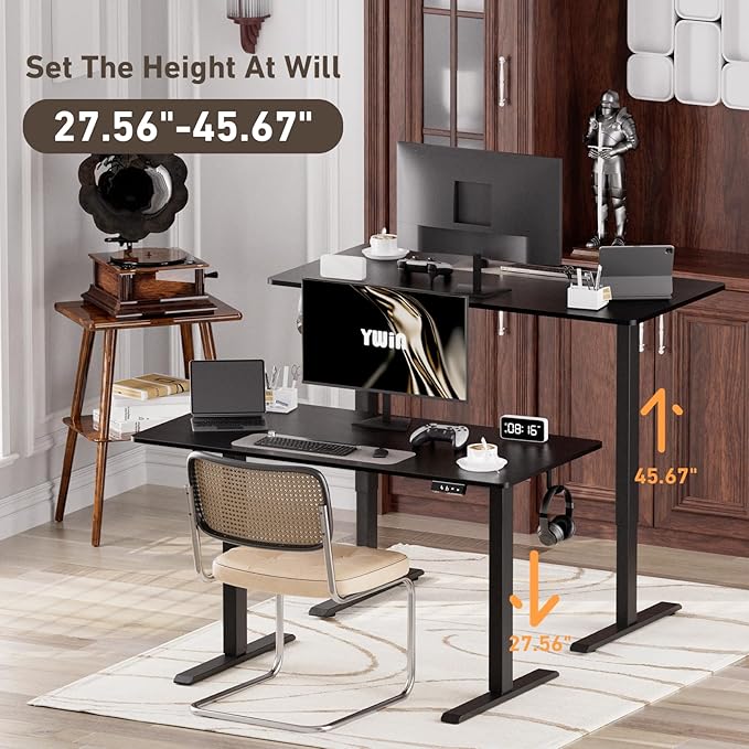 Ywin Electric Height Adjustable Standing Desk - Image 4