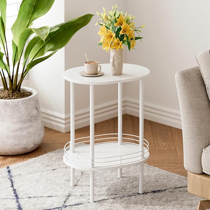 Small Round Side Table, Bedside Table - Image 3