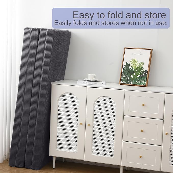 MeMoreCool Folding Foam Futon Mattress Queen, Foldable Japanese Floor Mattress - Image 9