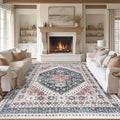 zesthome 8x10 Area Rugs for Living Room, Non-Slip Backing Washable Rugs by Zesthome