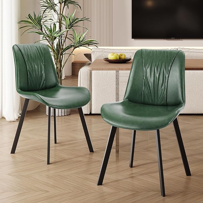 Upholstered Dining Chairs Set of 2, Modern Kitchen & Dining Room Chairs by WelzonaDirect