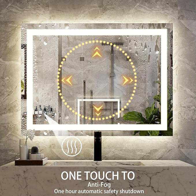 32'' x 24'' LED Bathroom Mirror - Image 5