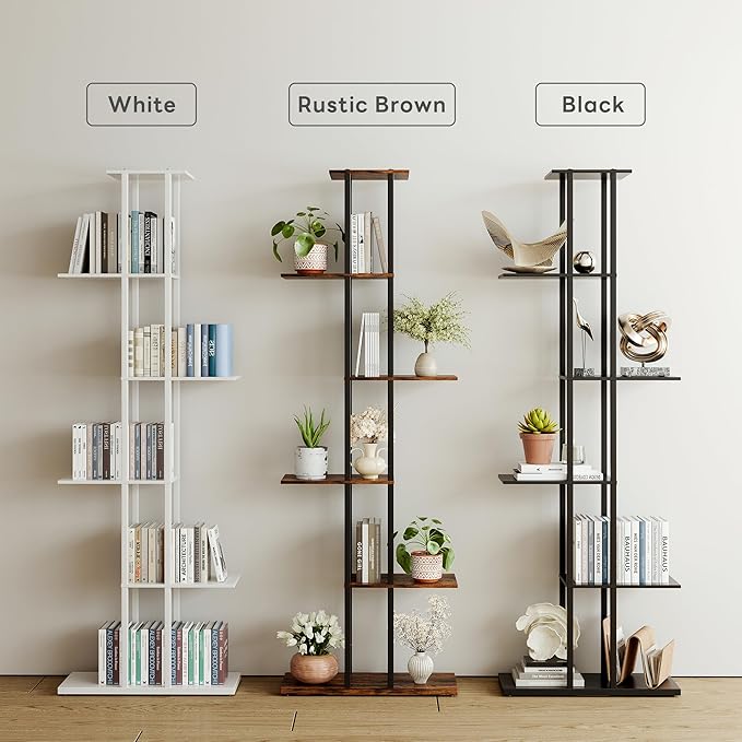 Bookshelf，Small Bookcase for Small Space，6-Tier Bookshelf for Living Room - Image 6