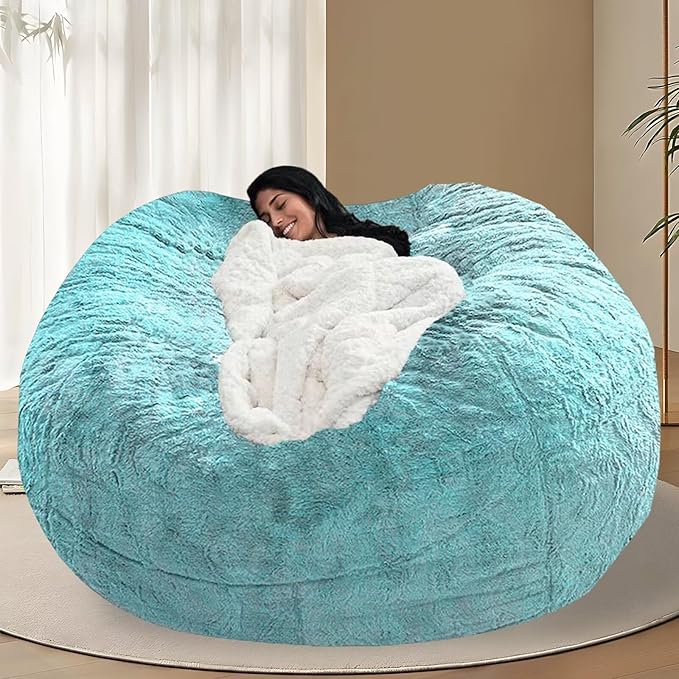 BCU Oversized Bean Bag Cover Comfy Beanbag Chair by BCU