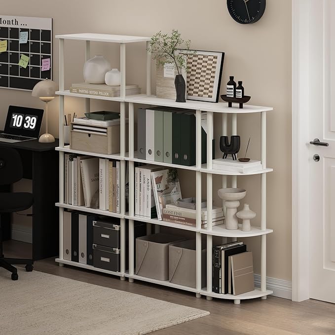 Furinno Turn-N-Tube 5-Tier Multipurpose Shelf Display Rack - Image 2