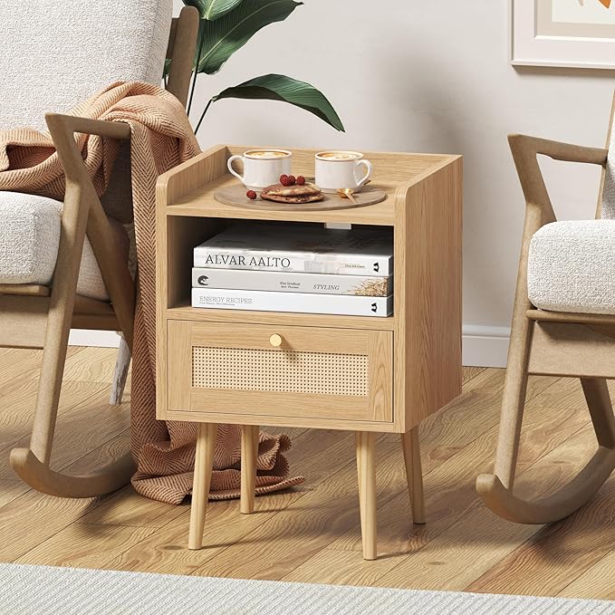 Night stand Set of 2, Bedside Tables - Image 8